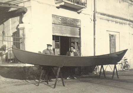 The first blacksmith laboratory, in Borgo Ticino, Pavia 1922